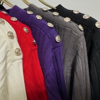 予約商品！2026autumn/winter MG KN-26148-リブニットPO~margaux vintage~