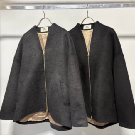 予約商品！2026autumn/winter MG CO-26130-A ジャギージップコート　~margaux vintage~