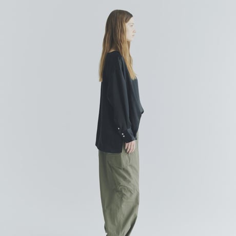 SATIN PULL OVER BLOUSE MNN-SH-340〜MANON〜