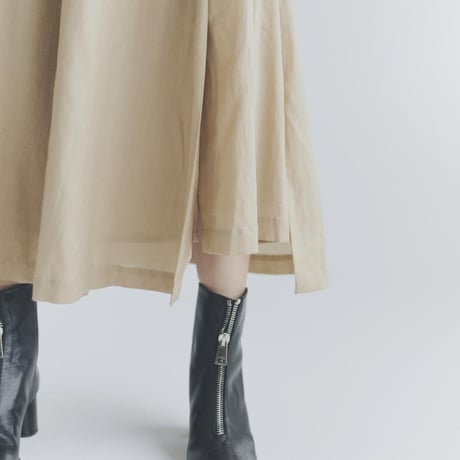 RAMIE/LYOCELL THREE VENT SKIRT MNN-SK-108〜MANON〜