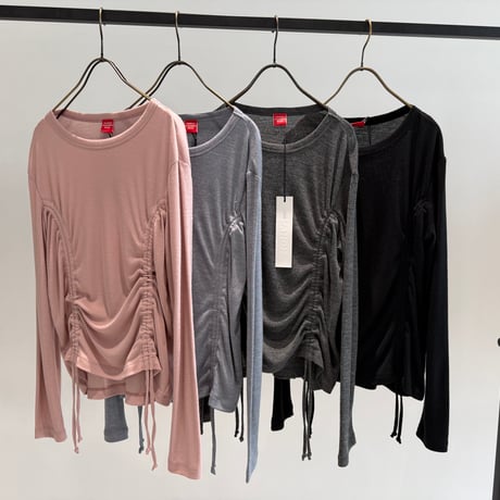 予約商品！２０２７spring！SUMMER WOOL MIX SPINDLE LS TEE MNN-C-210〜MANON〜