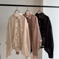 予約商品！２０２７spring！ORGANDY BIG SHT JKT MNN-JK-109〜MANON〜