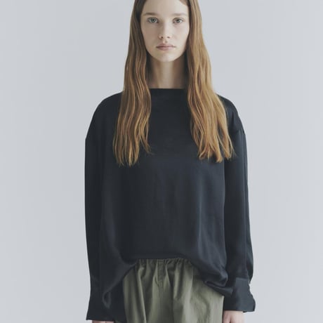 SATIN PULL OVER BLOUSE MNN-SH-340〜MANON〜