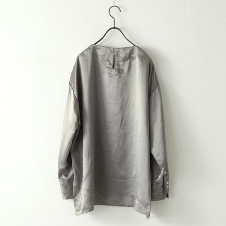 SATIN PULL OVER BLOUSE MNN-SH-340〜MANON〜