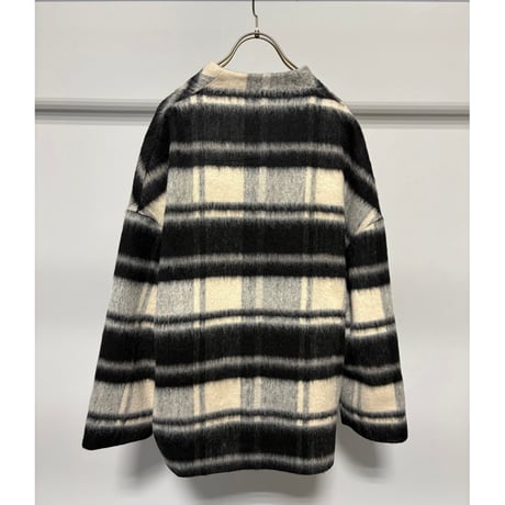 予約商品！2026autumn/winter MG CO-26129-A ジャギージップコートCHECK　~margaux vintage~