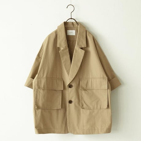COTTON LINEN HALF SLEEVE JKT MNN-JK-105〜MANON〜