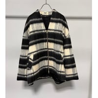予約商品！2026autumn/winter MG CO-26129-A ジャギージップコートCHECK　~margaux vintage~