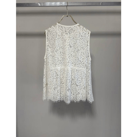 予約商品！2027ps 総レースノースリーブベスト　~margaux vintage~ MG BL-27024-S