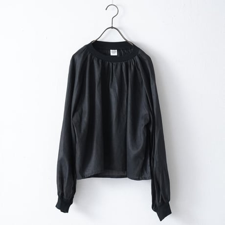 RAMIE/LYOCELL GATHER PULLOVER BLOUSE MNN-SH-346〜MANON〜