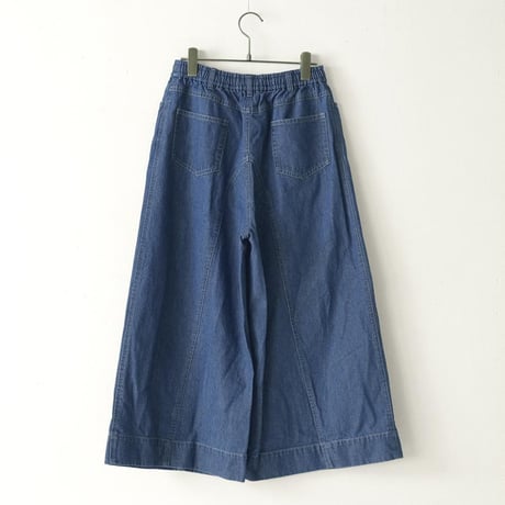 DENIM SWITCHING FLARE PANTS MNN-PT-184〜MANON〜