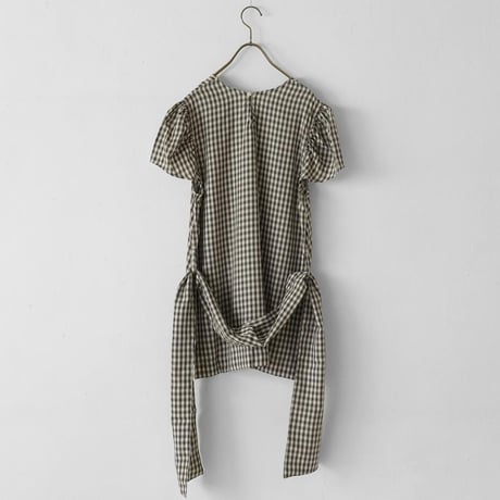 BELTED PUFF SLEEVE BLOUSE MNN-SH-342〜MANON〜