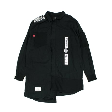 【USED】VIRGOwearworks × MOBSTYLES “MOB×VGW DOUGI LONG SHIRTS” / BLACK Size3(L)