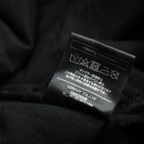 【USED】 VIRGOwearworks "Wide and loose pants" BLACK / サイズ3(L)
