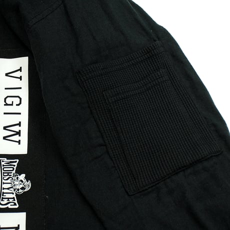 【USED】VIRGOwearworks × MOBSTYLES “MOB×VGW DOUGI LONG SHIRTS” / BLACK Size3(L)