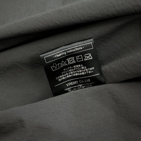 【USED】VIRGOwearworks "EDO the move top" / CHARCOAL Size3(L)