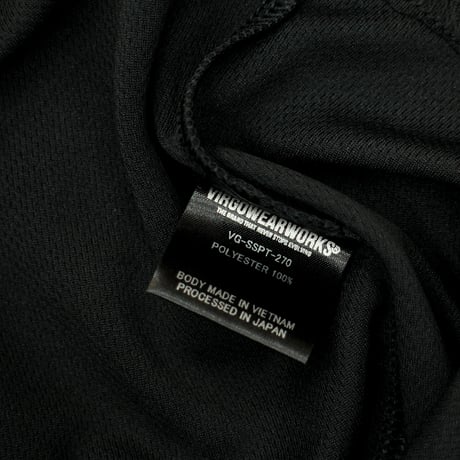 【VIRGOwearworks】 "Active Dry Tee 26" / BLK-WHT