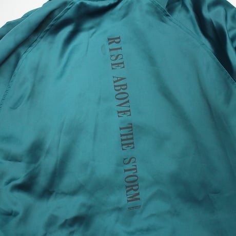 【USED】 VIRGOwearworks "COSMIC FLOWER 2FACE JKT" / L.GRY×AQUA Size3(L)