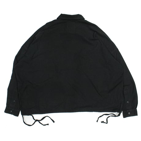 【USED】 VIRGOwearworks "Wide and loose shirts jacket" BLACK / サイズ3(L)