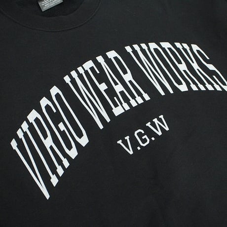 【USED】 VIRGOwearworks "VGW COLLEGE SWT" BLACK / サイズ4(XL)
