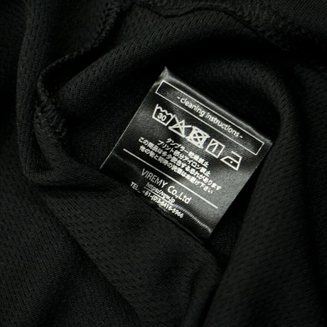 【VIRGOwearworks】 "Active Dry Tee 26" / BLK-WHT