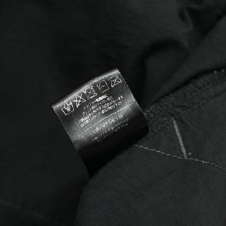 【USED】 VIRGOwearworks "Non collar fusion fat pants" BLACK / サイズ3(L)