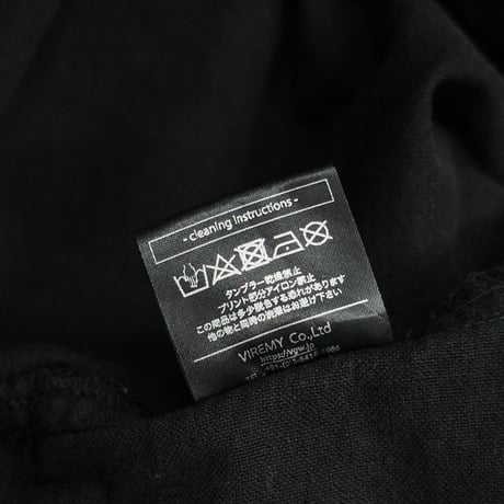 【USED】 VIRGOwearworks "Wide and loose shirts jacket" BLACK / サイズ3(L)