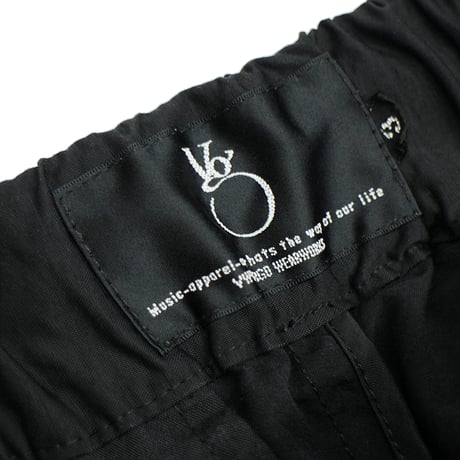 【USED】 VIRGOwearworks "Non collar fusion fat pants" BLACK / サイズ3(L)