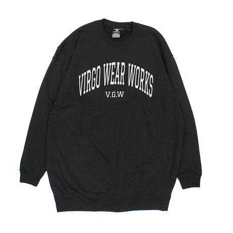 【USED】 VIRGOwearworks "VGW COLLEGE SWT" BLACK / サイズ4(XL)