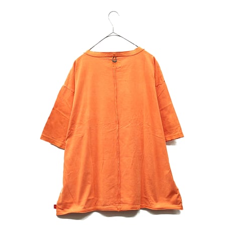 【VIRGOwearworks】 "PIGMENT WASH OVERSIZE TEE" / ORANGE