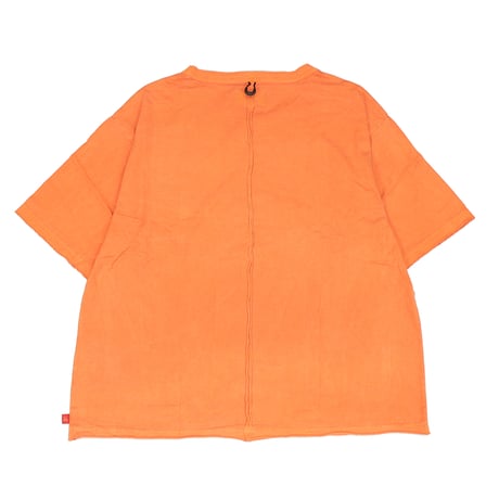 【VIRGOwearworks】 "PIGMENT WASH OVERSIZE TEE" / ORANGE