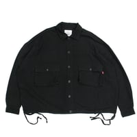 【USED】 VIRGOwearworks "Wide and loose shirts jacket" BLACK / サイズ3(L)