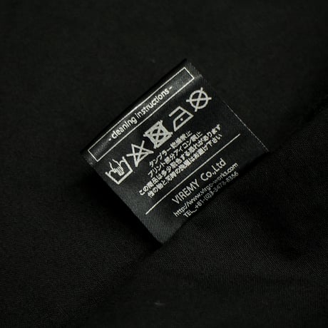 【USED】VIRGOwearworks “JIP JACKEY SHIRTS” / BLACK Size4(XL)
