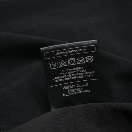 【USED】 VIRGOwearworks "URBAN VIRGER TOP" BLACK / サイズ3(L)