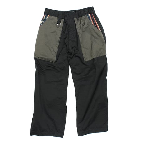 【USED】 VIRGOwearworks "Non collar fusion fat pants" BLACK / サイズ3(L)