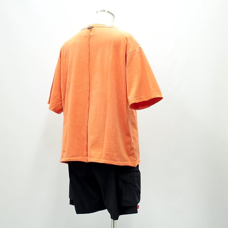 【VIRGOwearworks】 "PIGMENT WASH OVERSIZE TEE" / ORANGE