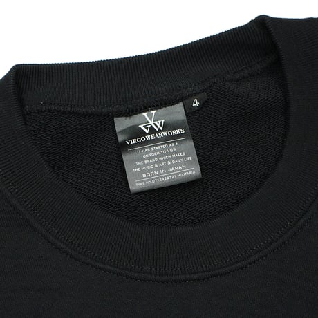【USED】 VIRGOwearworks "VGW COLLEGE SWT" BLACK / サイズ4(XL)