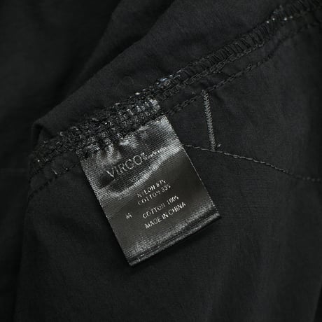 【USED】 VIRGOwearworks "Non collar fusion fat pants" BLACK / サイズ3(L)