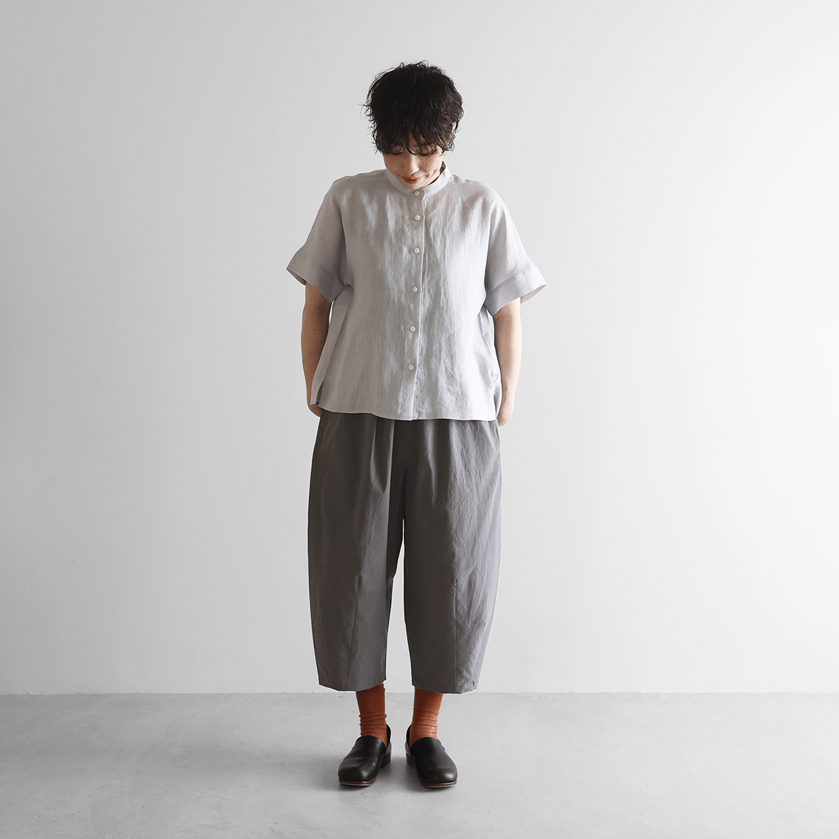 コードレーンバルーンパンツ（スミクロ）【ユニセックス】506 | HUIS