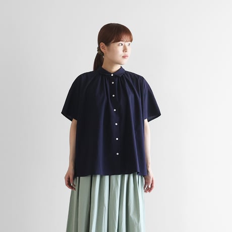 HUIS. 日本製　軽い　レディース 半袖 シャツ ブラウス マスタード　未使用 CATEGORY シャツ・ブラウス | HUIS onlinestore