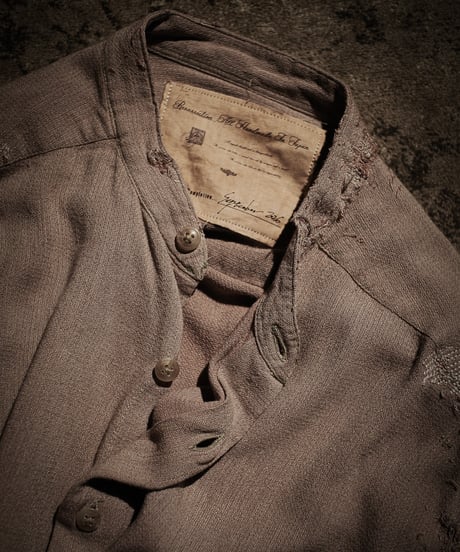 Dust Rose Distressed Rayon Field Shirt