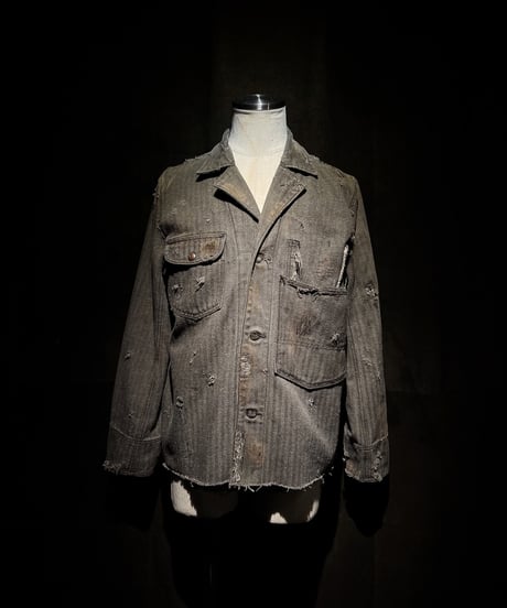 Faded Herringbone Field Tailored Jacket