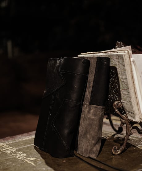 Re:Piece Leather Patchwork Book Jacket