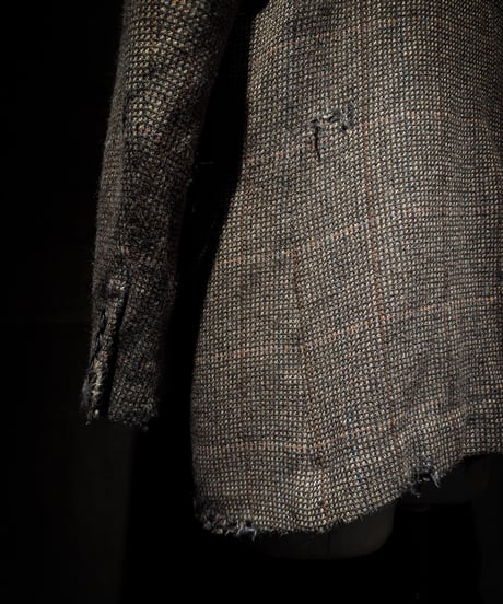 Faded Archive Brown Check Tailored Jacket