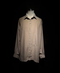 Dust Beige Distressed Pullover Shirt