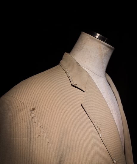 Faded Archive Script Tailored Jacket