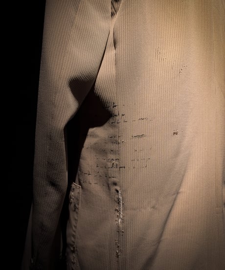 Faded Archive Script Tailored Jacket