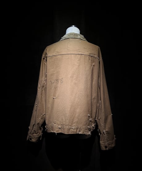 Faded Archive Distressed Chore Jacket