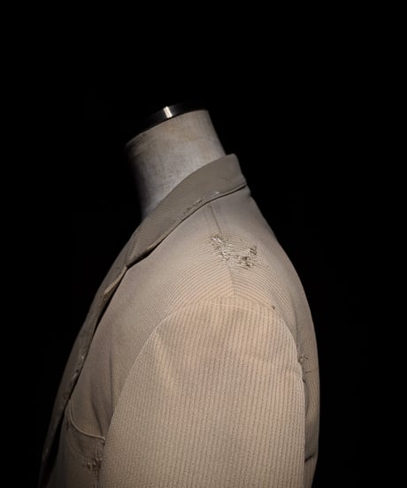 Faded Archive Script Tailored Jacket