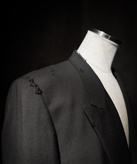Distressed Archive Double-Breasted Blazer