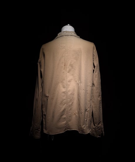 Faded Sand Archive Cropped Chore Jacket